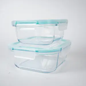 GHQ 24pcs sealed glass food storage container, outdoor picnic, lunch box, microwave, oven - perfect for salads, fruits, vegetables, and sandwiches, lunch box | sealed storage | durable glass, food storage container (12/8 lids+12/8 containers)