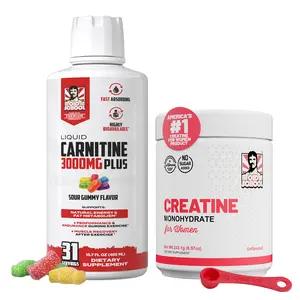 Get Lean Bundle - Creatine Monohydrate for Women with Collagen & Liquid L-Carnitine 3000 mg