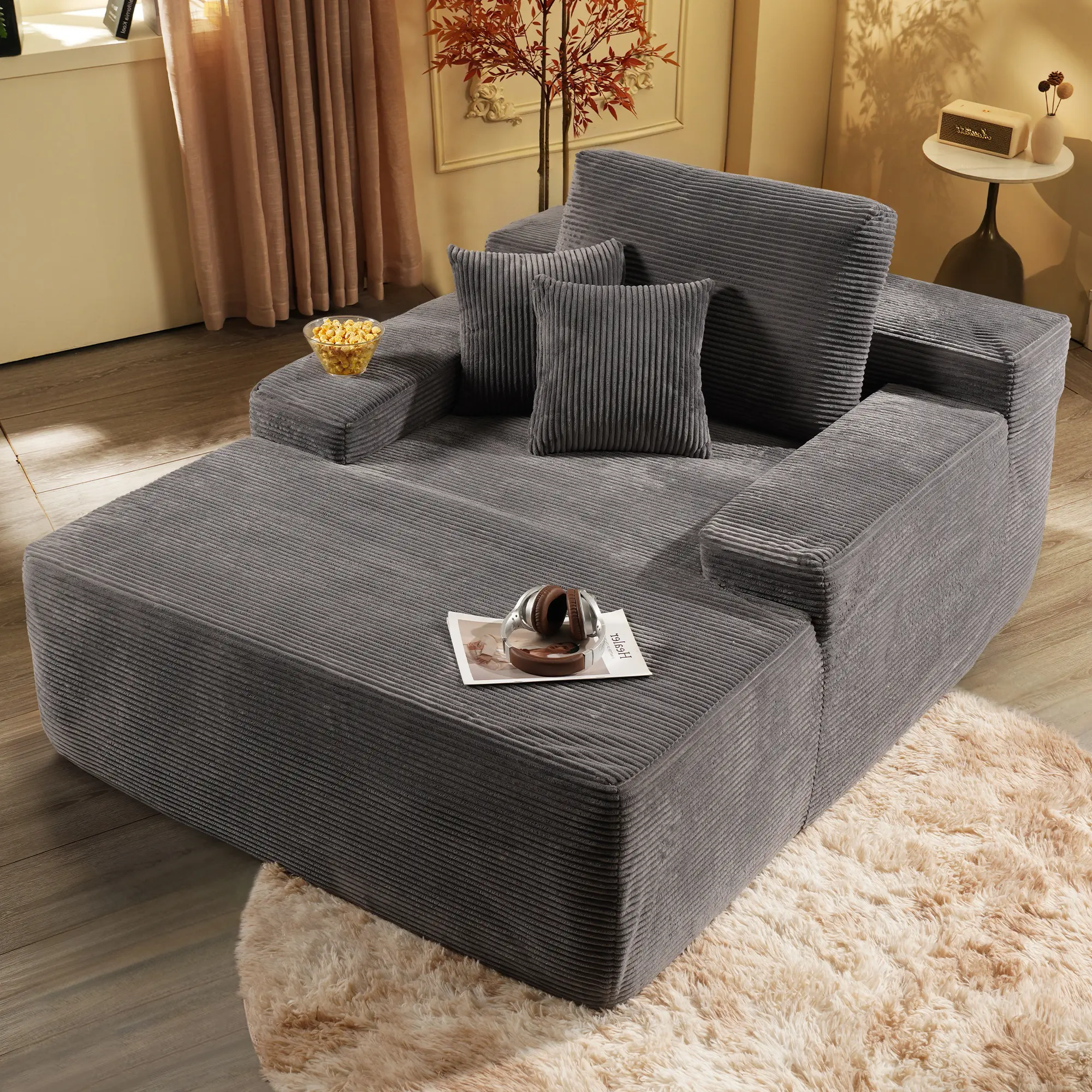 Grey Corduroy Basic model