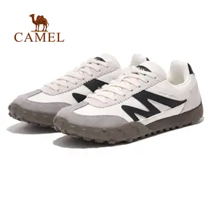 Camel Shan Hai Sneakers for Women - 2026 Spring Summer New Anti-Slip Retro Training & Skate Shoes