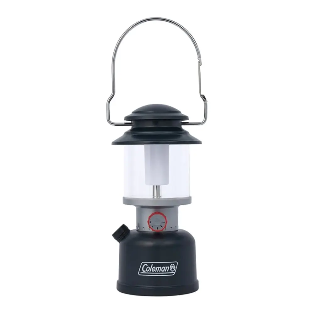 Coleman Classic Rechargeable LED Camping Lantern - 800 Lumens Plastic Carabiner Ring Lantern, 4800 mAh Lithium Ion Batteries, Integrated Charging Station, Bail Handle, IPX4 Waterproof, Impact-Resistant, Emergency Prep Cable, Outdoor Lighting Solutions