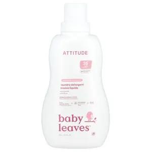 ATTITUDE Baby Leaves™, Laundry Detergent, Extra Gentle, Unscented, 35.2 fl oz (1.04 L)