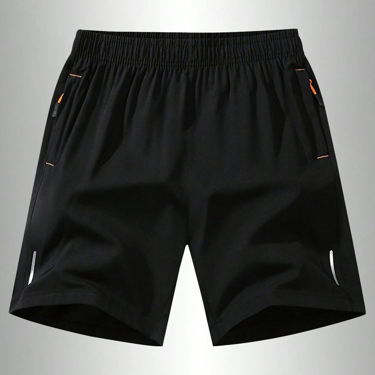 8 Pack Men's Quick Dry Breathable Shorts CasualSports Style Wrinkle Resistant Textured DesignPolyester Blend Solid Color Reflective StripsSuitable for Running Football BadmintonBasketball Ping Pong Weightlifting