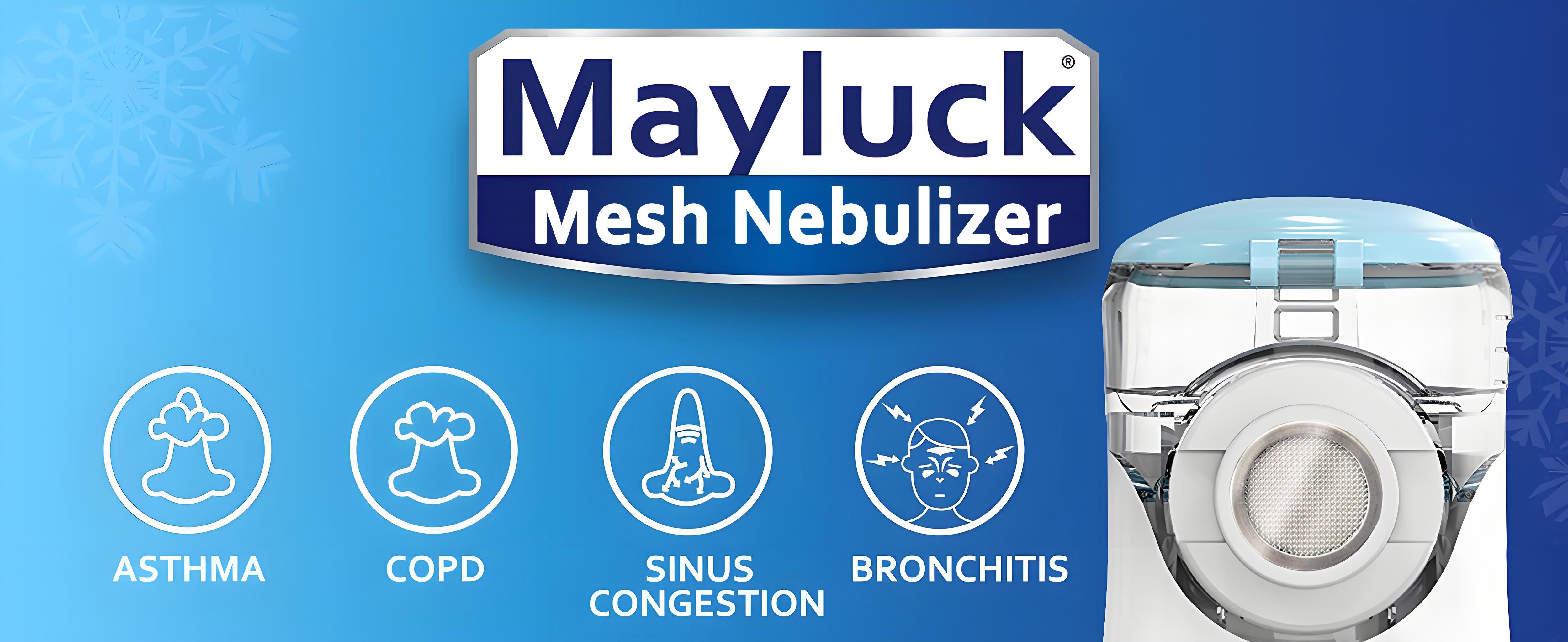 Mayluck Portable Mesh Nebulizer with Auto-Cleaning and Intuitive LED Interface,Handheld Nebulizer for Adults Kids Quiet Operation,Rechargeable Handheld Humidifier for Respiratory Care at Home/Travel Mayluck Portable Mesh Nebulizer with Auto-Cleaning and Intuitive LED Interface,Handheld Nebulizer for Adults Kids Quiet Operation,Rechargeable Handheld Humidifier for Respiratory Care at Home/Travel