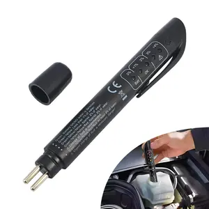 Joytutus Brake Fluid Tester Pen with 5 LED Indicators Universal Tool for Oil & Moisture Meters Quality Testing for Vehicle Maintenance fathersdaygift