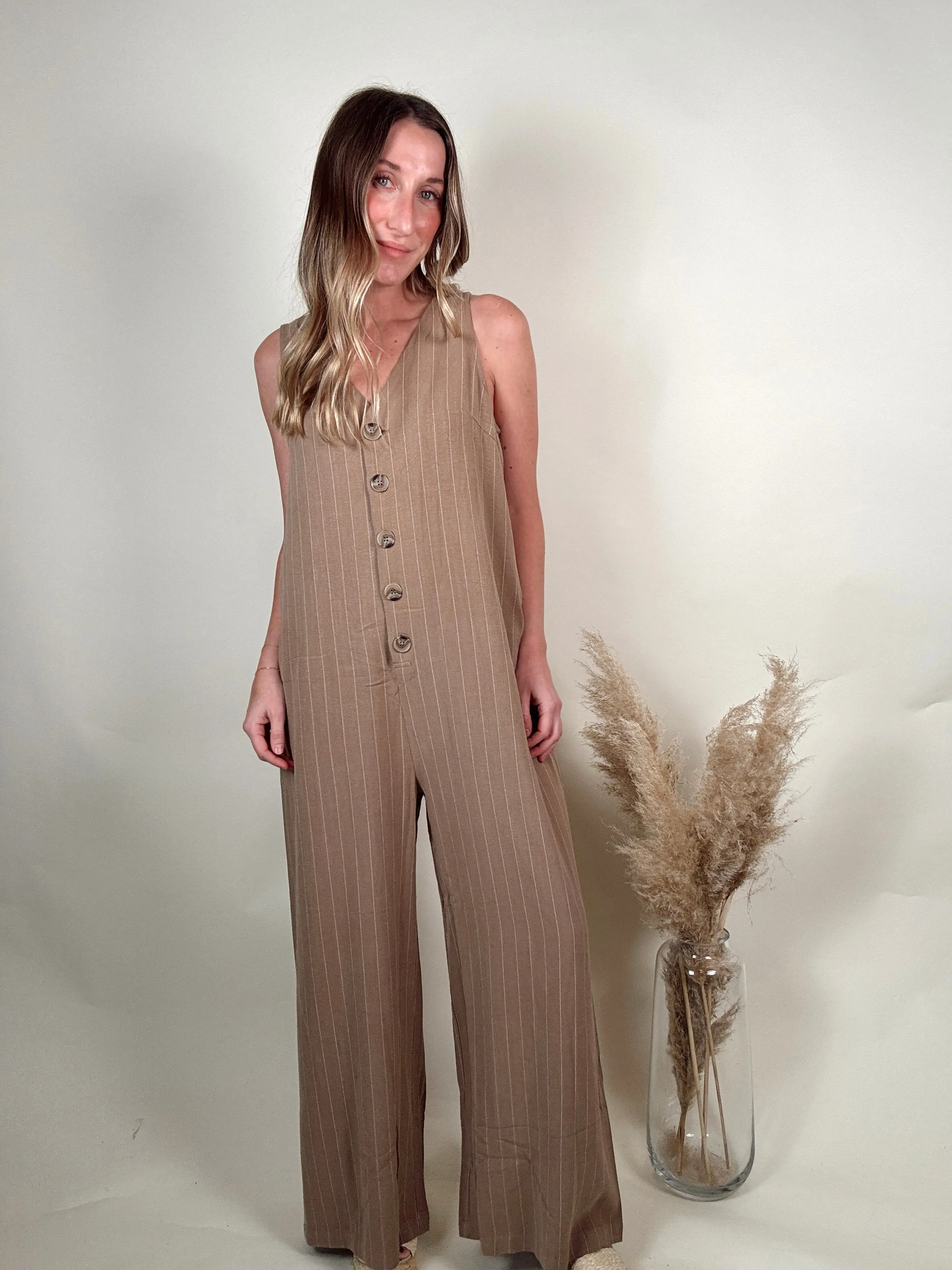 Skyline Striped Jumpsuit Skyline Striped Jumpsuit