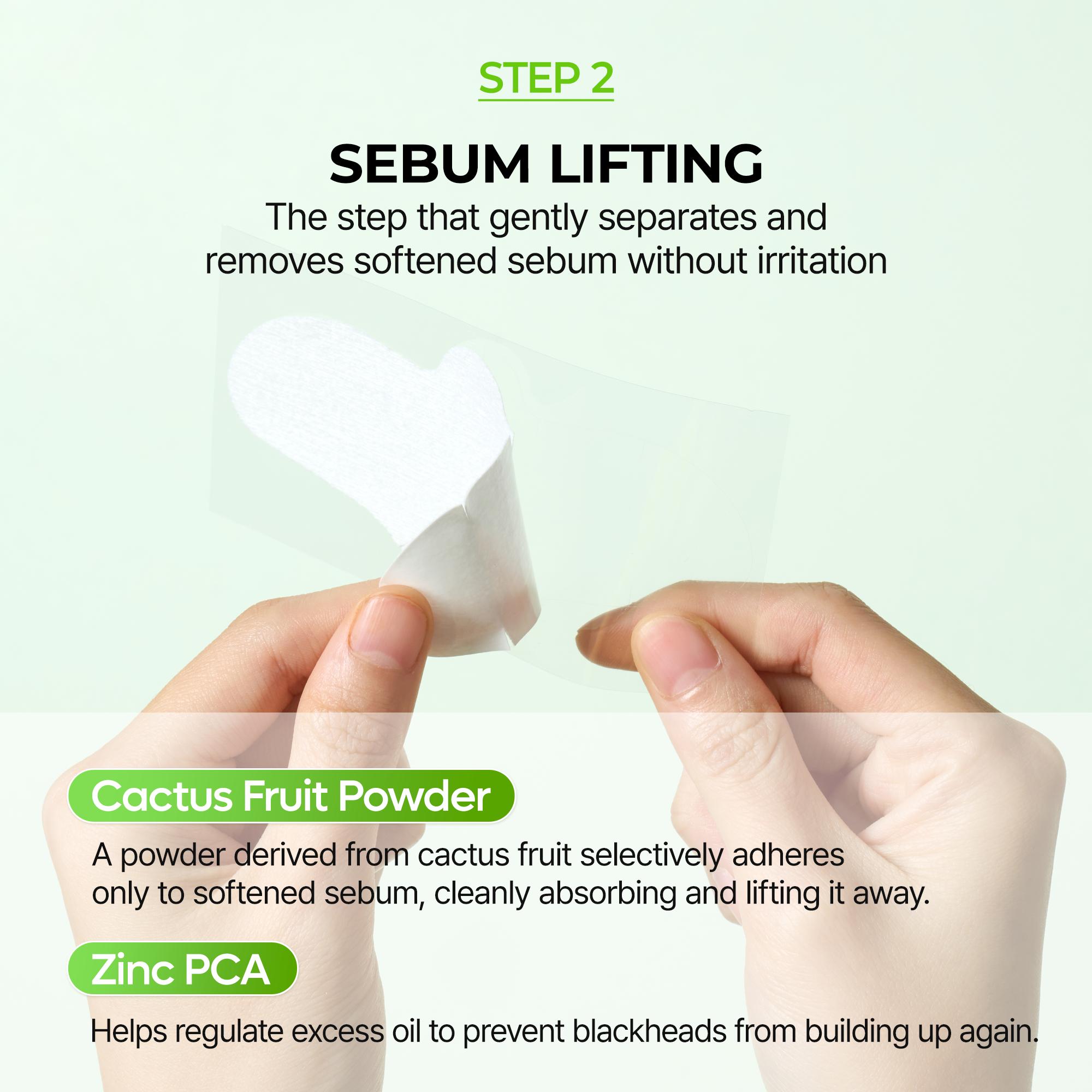 [Dr.Melaxin Official] CACTOX 3-STEP NOSE MASK PACK with AHA & PHA for Sebum Softening Pore Tightening Skin Repair 3-Step Nose Pore Pack