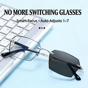 -Reading Glasses – Blue Light Filter, UV Protection, All-Black Unisex Frame