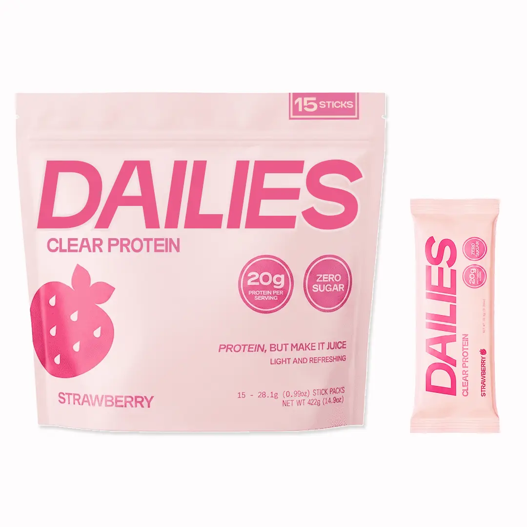 Dailies Clear Protein - 20g Premium Whey Isolate - Fresh Variety of Flavors