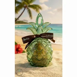 Honolulu Cookie Pineapple Ornament - Gourmet Hawaiian Macadamia Nut Cookies (3-Pack)