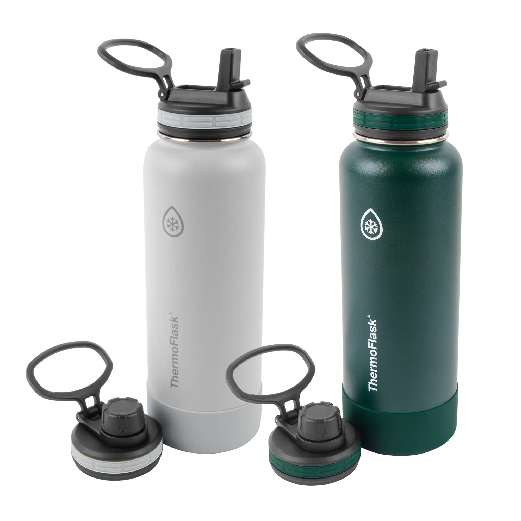 40oz Bottle 2 Pack w/ Four Lid Combo
