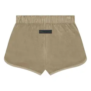 Fear of God Essentials Women's Velour Beach Short Oak
