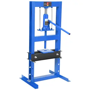 GAOMON 6 Ton Hydraulic Press, Heavy-Duty Adjustable h-Frame Garage Floor Shop Press with Stamping Plates to Straighten Bend or Press Parts, for Straightening/Automotive Repair/Garage Use