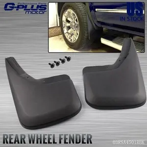 Fit For 14-18 Silverado 1500 2Pcs Rear Mud Flaps Splash Guards Mudguards
