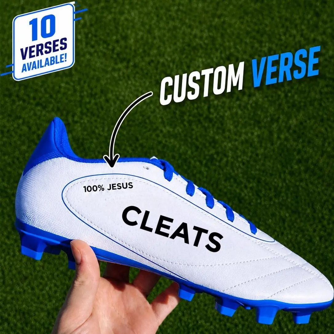 Bible Verse Sticker on Cleats | Customize your Cleats/Boots | (Set of 2)