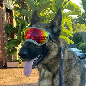 Dog Goggles Sunglasses Anti-UV Sun Glasses Eyewear Protection Adjustable Windproof Sunglasses Pet Dog Supplies For Travel