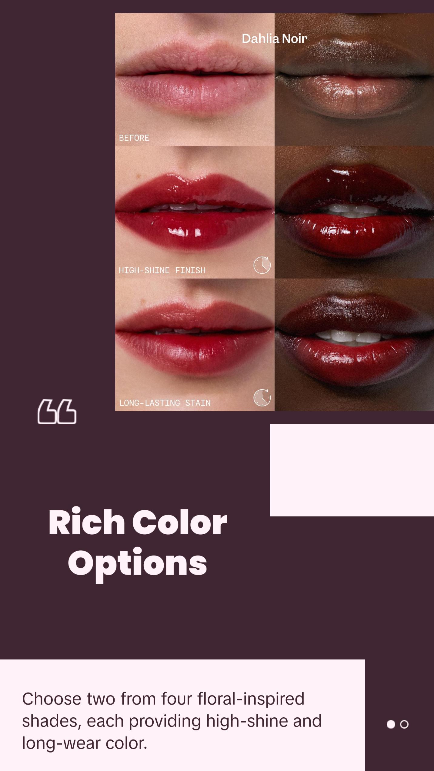 VIOLETTE_FR Lip Nectar Duo - Hydrating Lip Stain