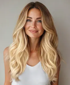 invisible clip-in hair extensions dirty blonde rootmelt.