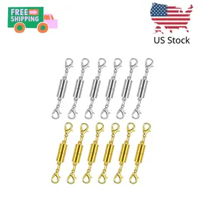 12 Pack Magnetic Necklace Clasps and Closures