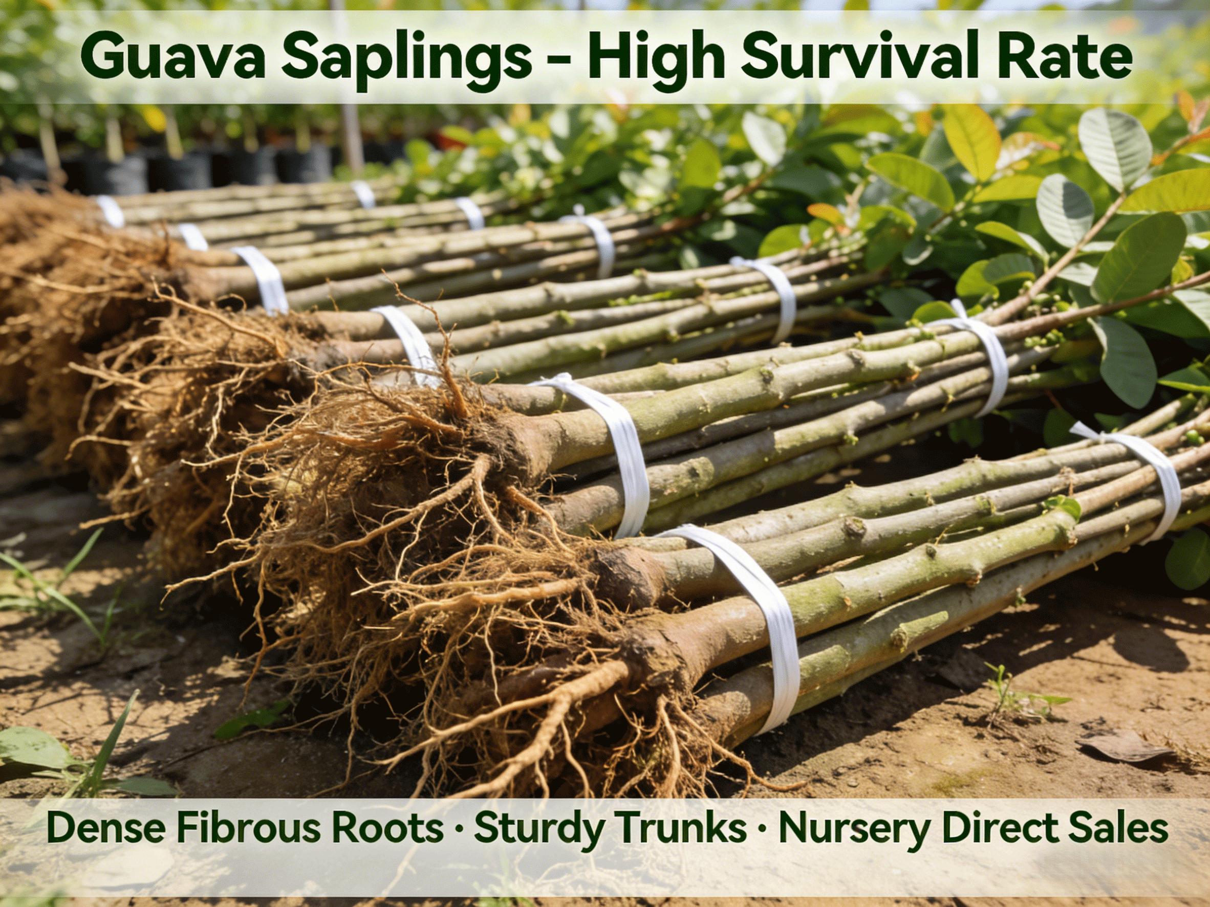 Live Exclusive Heirloom Non-GMO Guava Sapling – Easy to Grow Fruit Tree Plant for Potted Plants, Greenhouse & Outdoor Garden, Ideal for Gardening Enthusiasts