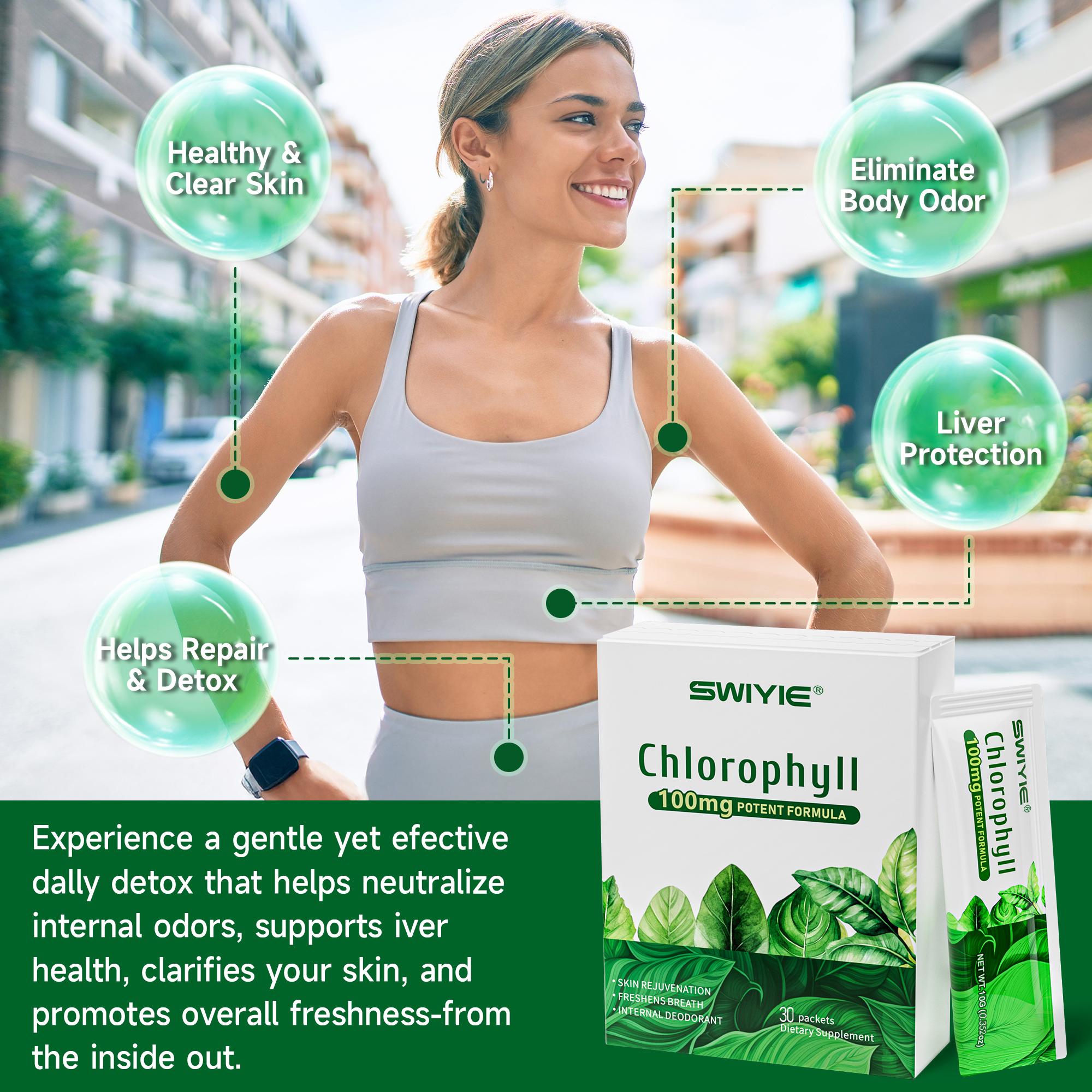 Swiyie Chlorophyll Jelly – Sugar-Free Daily Detox Supplement for Body Odor, Skin Clarity & Liver Support – Plant-Based, Portable, Vegan-Friendly, 30 Pack Edible Healthcare Fitness Dietary Natural Swiyie Chlorophyll Jelly – Sugar-Free Daily Detox Supplement for Body Odor, Skin Clarity & Liver Support – Plant-Based, Portable, Vegan-Friendly, 30 Pack Edible Healthcare Fitness Dietary Natural