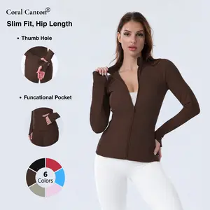 Coral Canton Women’s Solid Zip-Up BBL Sport Jacket