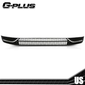 Fit For 12-15 VW Passat Front Bumper Radiator Lower Grille Fog Light Cover Set G-PLUS