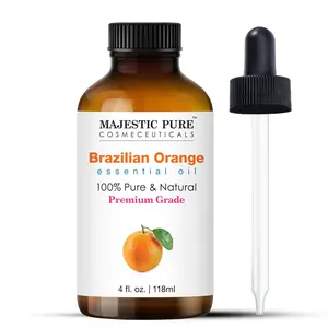 Brazilian Orange Essential Oil | 100% Pure and Natural | 4 fl oz