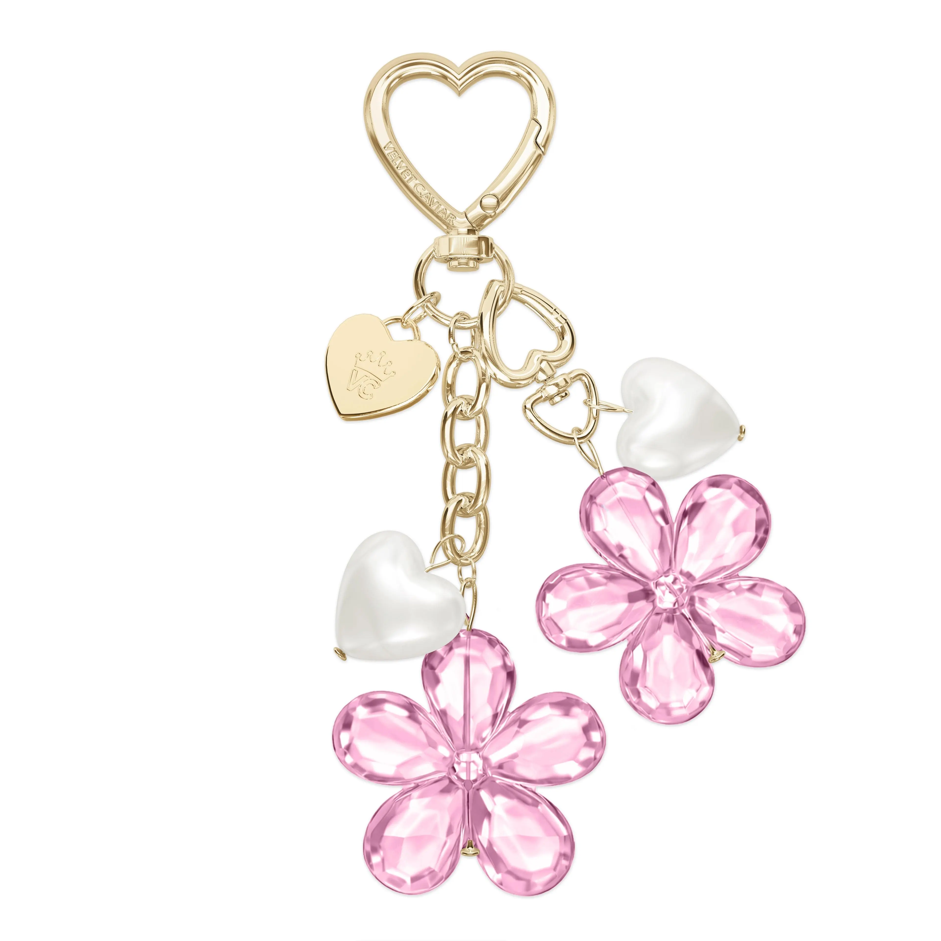 Pink Cherry Blossom Bag Charm Pink Cherry Blossom Bag Charm