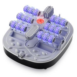 Gehona Collapsible Foot Spa Bath with Heat Foot Massager 1000-1500ml Leak Protector Temperature Control Bubbles Red Light Timer Feet Spa Tub Soaker Set - Home Goods