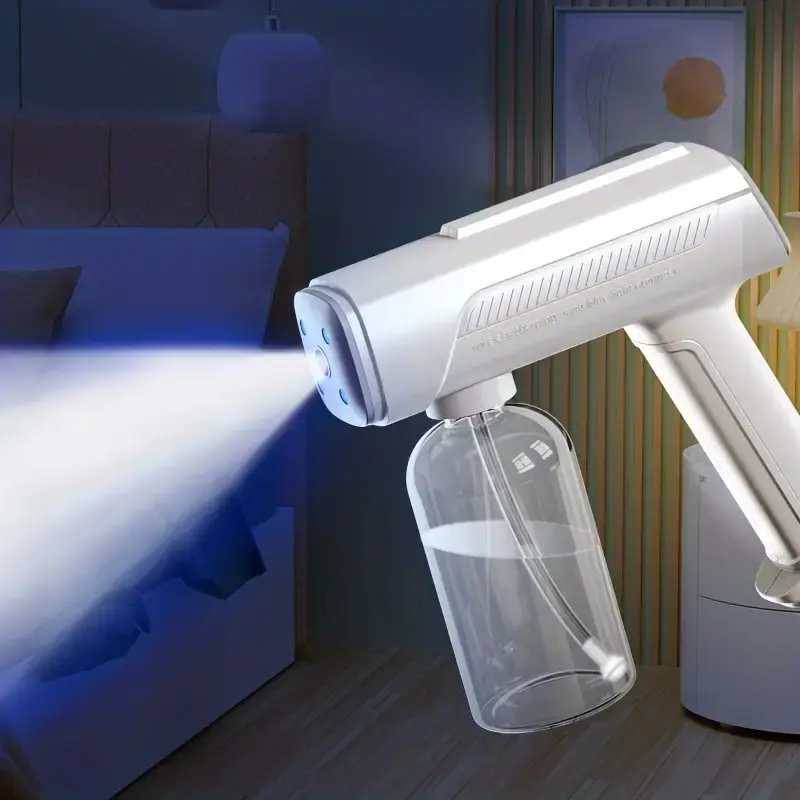 USB Rechargeable Nano Sprayer, 268ML Capacity Portable Home Electric Spray Bottle, Strong Mist Function, Long Battery Life, Ideal for Dorms, Classrooms, Gardens, Tool