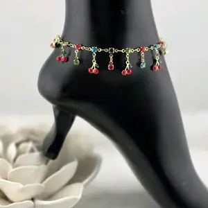 anklet 14k gold plated