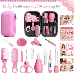 14-in-1 Baby Healthcare & Grooming Kit – Newborn Safety Set with Hair Brush, Nail Clippers, Baby Scale & Essentials for Boys & Girls, Perfect Easter Gift