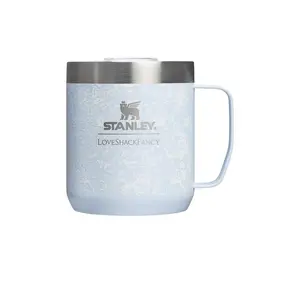 STANLEY x LoveShackFancy The Stay-Hot Camp Mug Set Of 2 in Toscana Toile Alpine Blue STANLEY x LoveShackFancy The Stay-Hot Camp Mug Set Of 2 in Toscana Toile Alpine Blue