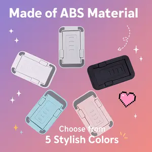 Foldable Phone & Tablet Stand, Adjustable Angle Portable Desk Holder for Work, Study, Video Watching, Bedside Use, Home Office Setup & Travel Essential