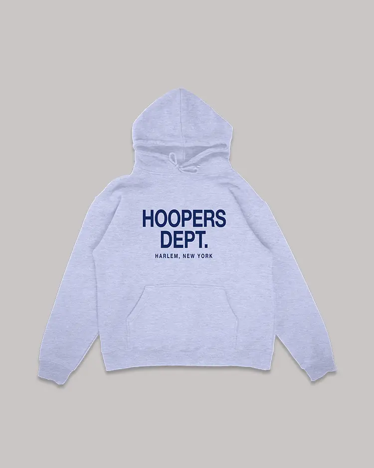 HOOPERS DEPT. HARLEM GRAY HOODIE