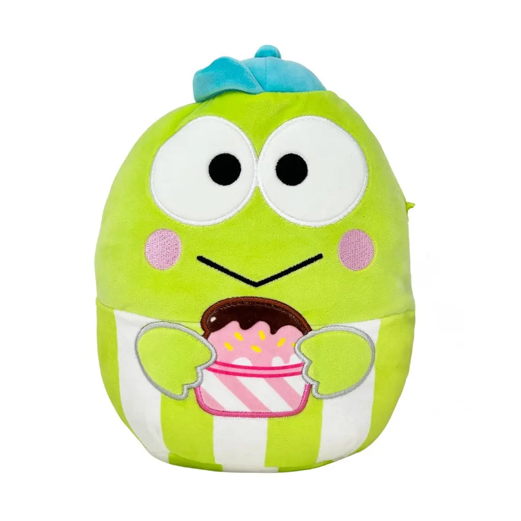 Squishmallows 8" Sanrio Food Truck Keroppi Cupcake Plush Toy, New Collectible Entertainment Plushie, Stuffed Animal, Stuffed Animals, Collectibles, Unisex