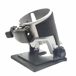 Router Base for Groove Cutting Jig Templates, Aluminum Alloy Multi Angle Tilt Trimmer Base with Adjustable Screw for Woodworking for Carpentry