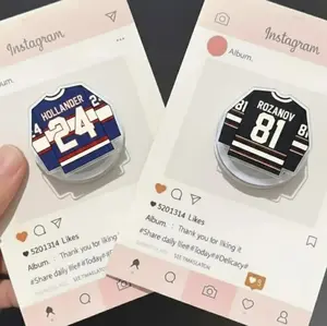 Heated Rivalry Hockey Jersey MagSafe Phone Grip – Hollander 24 & Rozanov 81 Pop Socket – Book Fan Gift