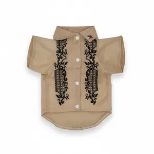 Mocha Black Polo Barong