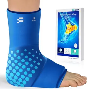 Fitomo Ankle Ice Pack Wrap Wearable icepack – |Couple Set| Hot & Cold Compression Therapy with 3D Cooling Tech, Reusable Wrap for Sore Feet, Swelling & Daily Relief