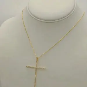 Rodriguezjewelry  # 3696 Necklace (Cross)