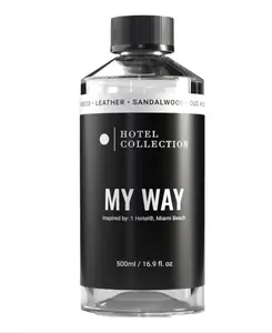 My Way Hotel Collection Diffuser Oil – Aromatherapy Fragrance Blend with Sandalwood, Virginia Cedar & Iris (500ML)