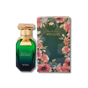 Afnan Mystique Bouquet Eau de Parfum, Floral Fruity Women's Fragrance with Mahonia & White Peach Notes, 80ml / 2.7 fl oz, Beauty Perfume
