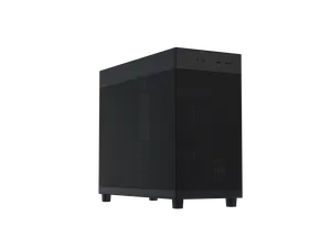 ASUS Prime AP303 Black Edition Mesh-Panel 44-Liter ATX PC case, structural GPU bracket, 360mm radiator support, 180mm ATX PSU's, 20Gbps USB Type-C