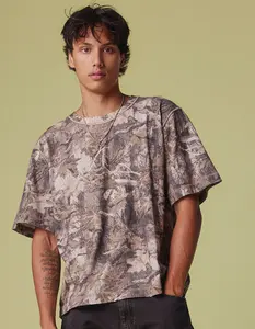 RSQ Mens Washed Boxy Tee