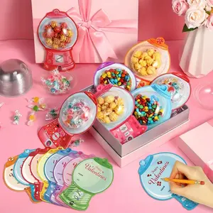 Easter Candy Card Machine Party Gifts Holiday Greeting Cards Candy Floss Machine Festive Blessings Gift Cards