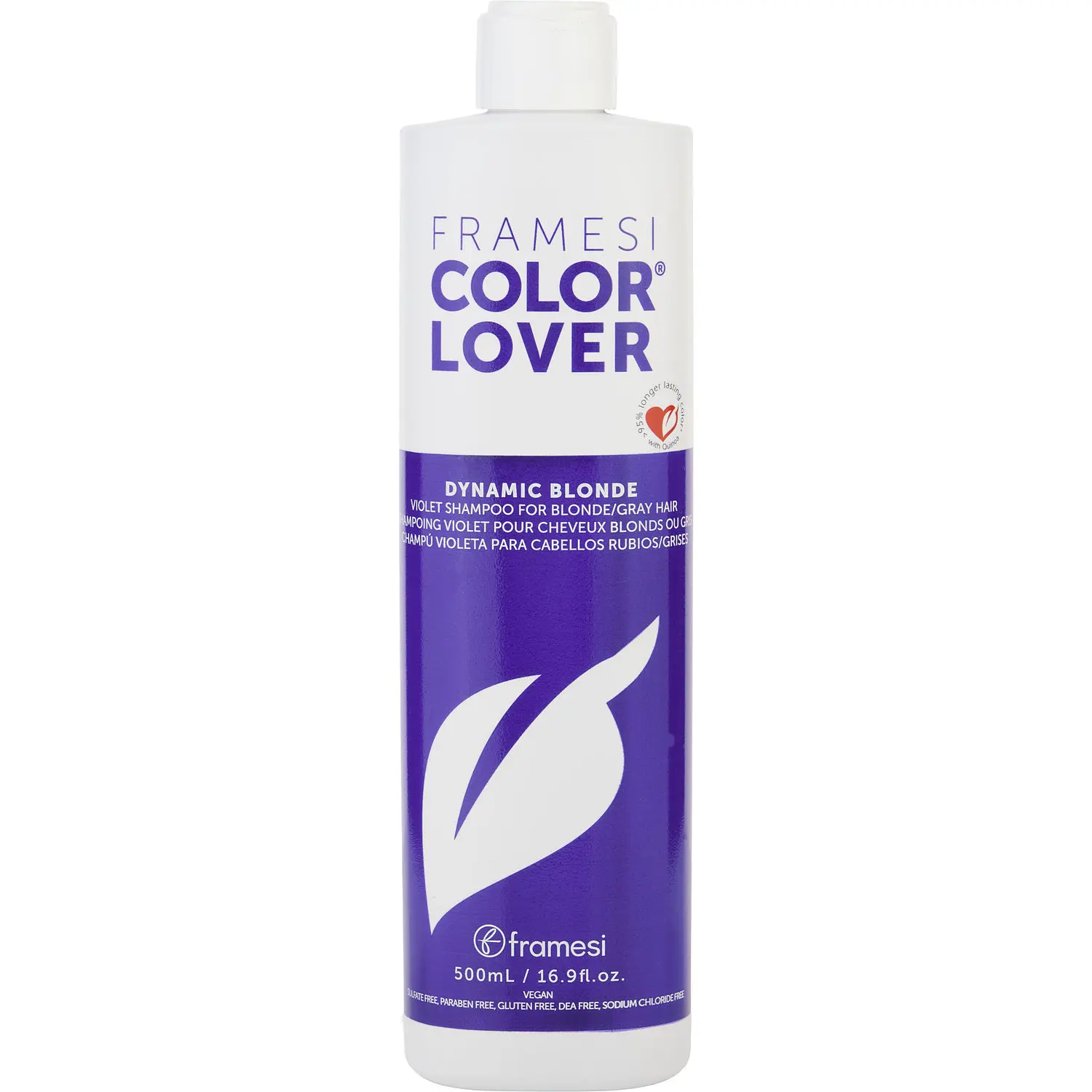 Framesi By Framesi Color Lover Dynamic Blonde Purple Shampoo For Unisex