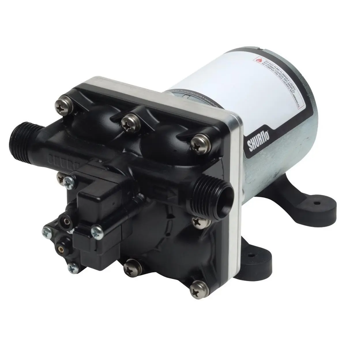 212 MAIN Shurflo 4028-100-E54 12V Self-Priming Water Diaphragm Pump, 2.3 GPM