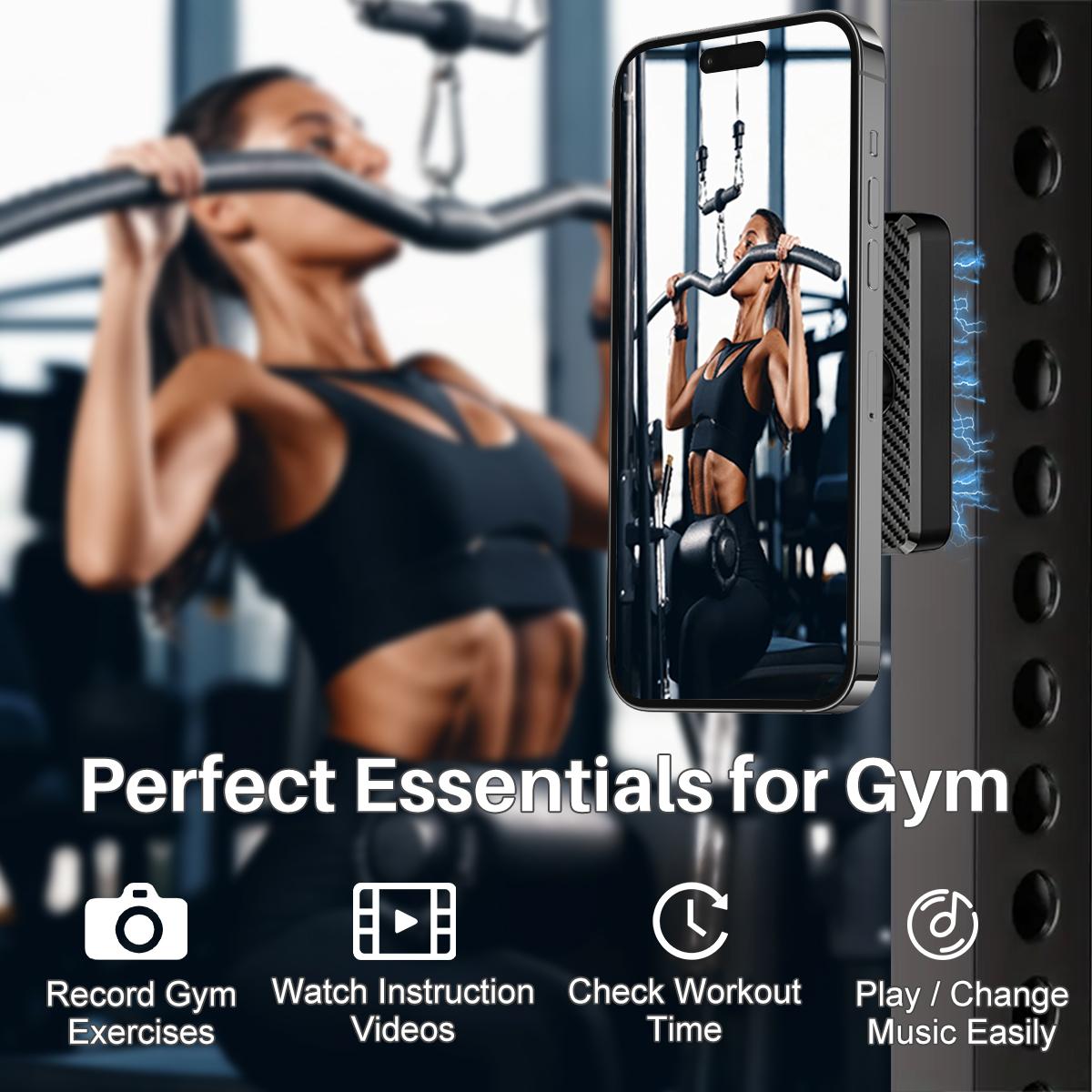 Magnetic Golf Cart Phone Holder, Gym Phone Mount Holder, Compatible with MagSafe, Unique Golf Gifts for Men Golfers Dad Father, Golf Gift for Him Husband, Golf Accessories Essentials Gadgets